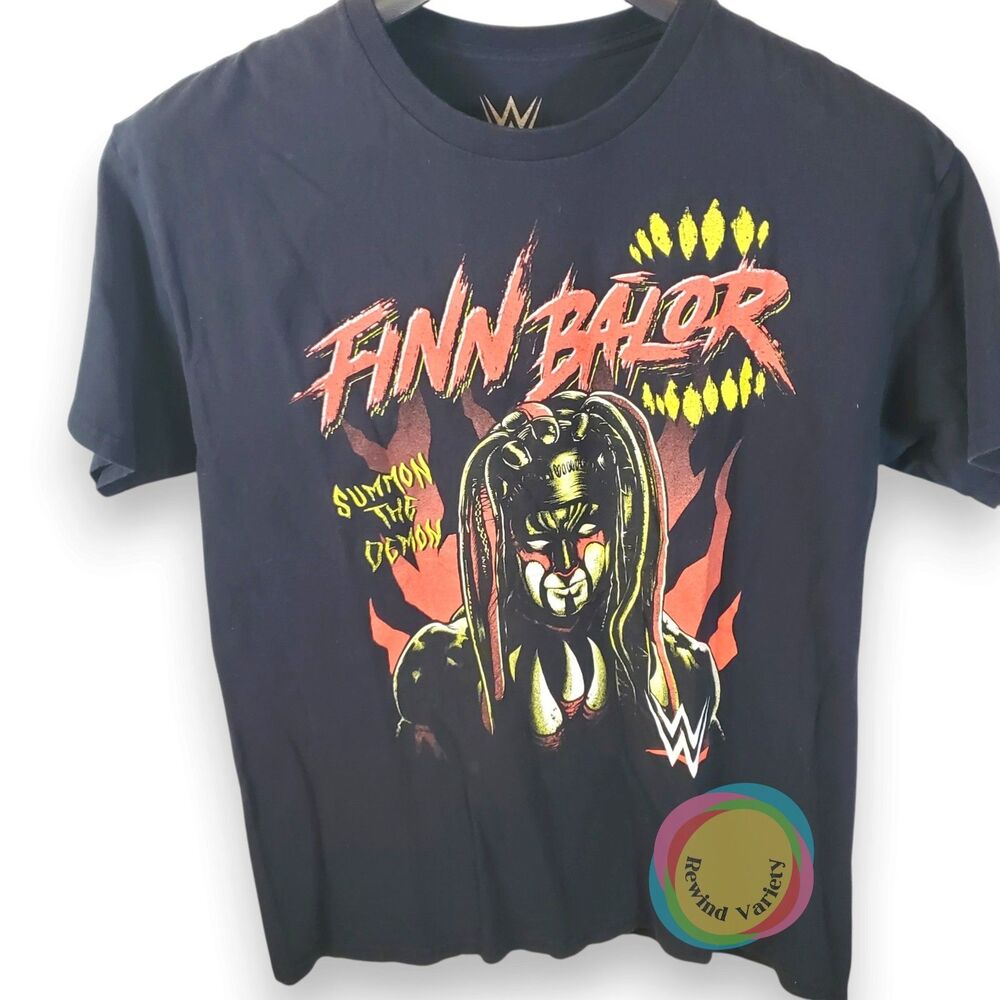 WWE Finn Balor Summon The Demon Graphic Tee L